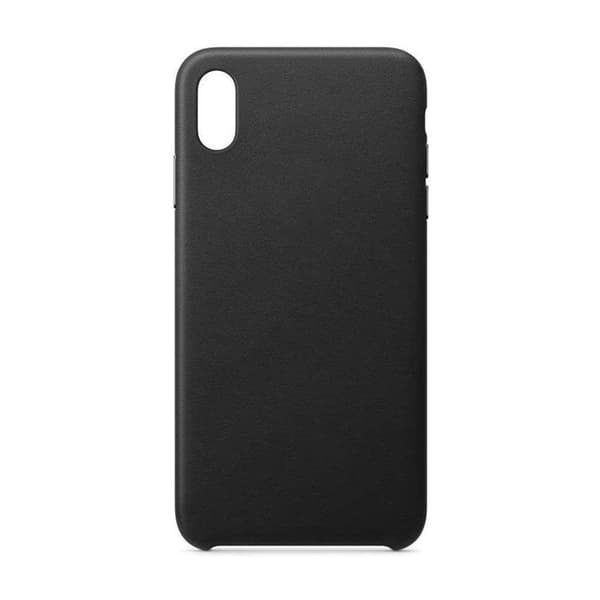 Eco Läder Skal iPhone 12 Pro Max - Musta Black