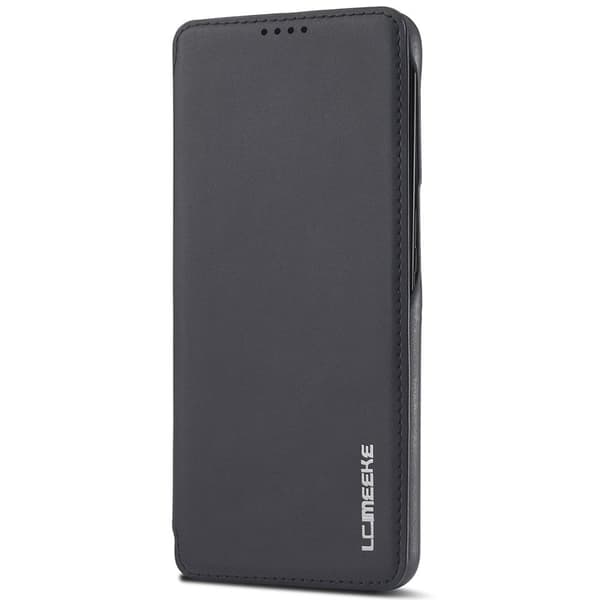 LC.IMEEKE Samsung Galaxy S22+ Plånboksfodral Konstläder - Svart