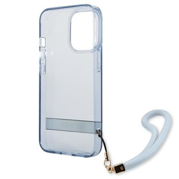 Guess iPhone 13/13 Pro Kuori Translucent Stap - Sininen Blå