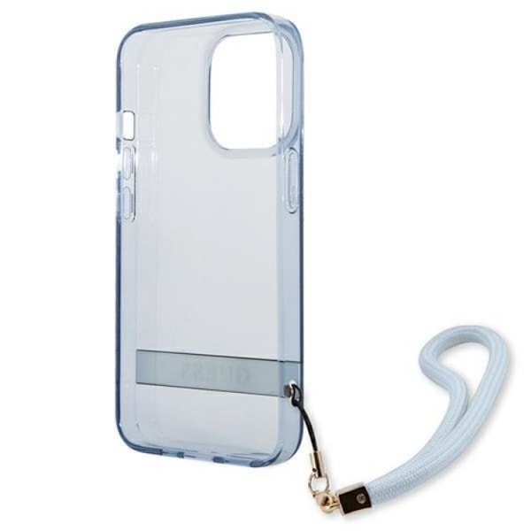 Guess iPhone 13/13 Pro Skal Translucent Stap - Blå Blå