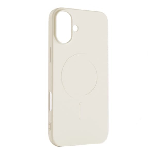 Telefontaske til iPhone 16 Pro Max Magsafe Flydende Silikone - Beige Beige