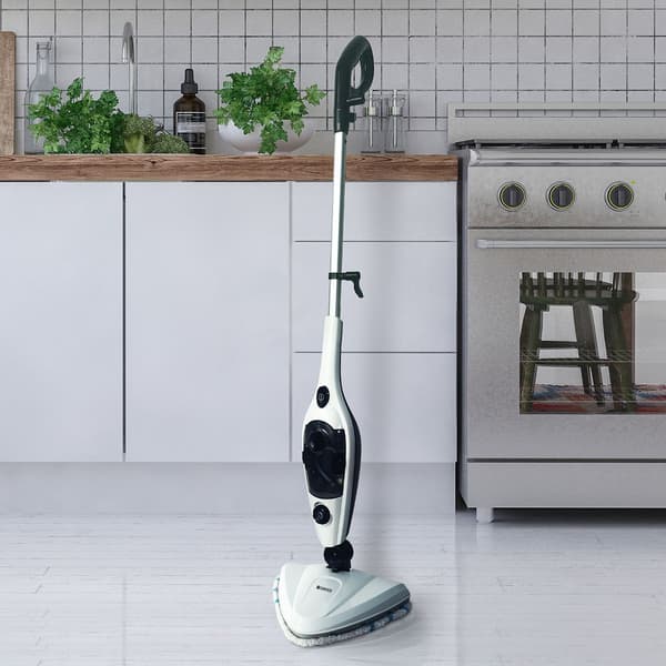 CHAMPION Ångmopp 10-in-1 1500W SM210 Vit/Svart