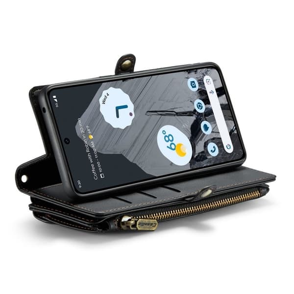 CASEME Plånboksfodral Konstläder till Google Pixel 8 Pro - Svart