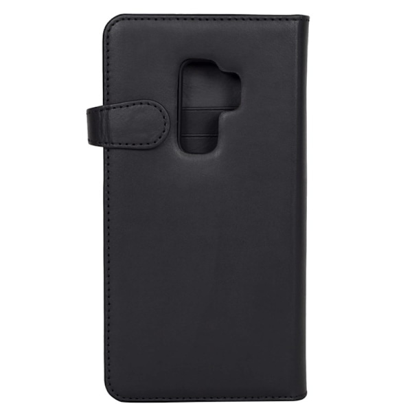 BUFFALO äkta läder Plånboksfodral Samsung Galaxy S9 Plus - Svart Svart