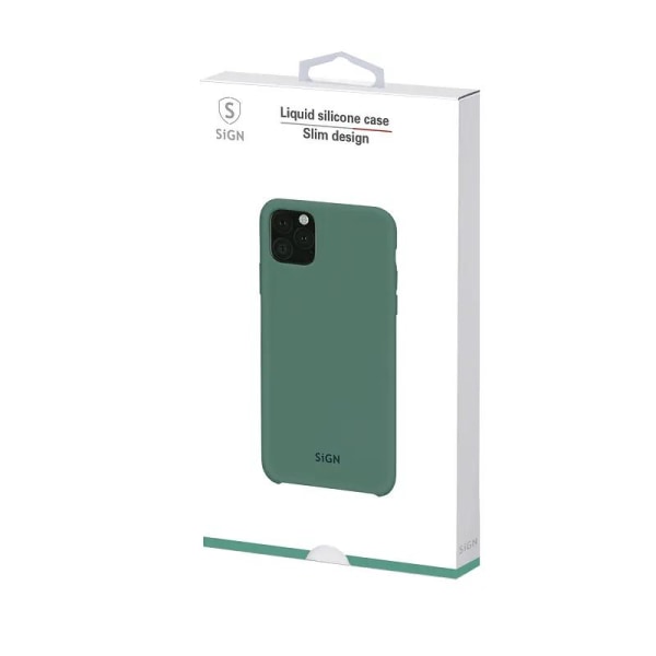 SiGN iPhone X/XS Skal Liquid Silicone - Mynta