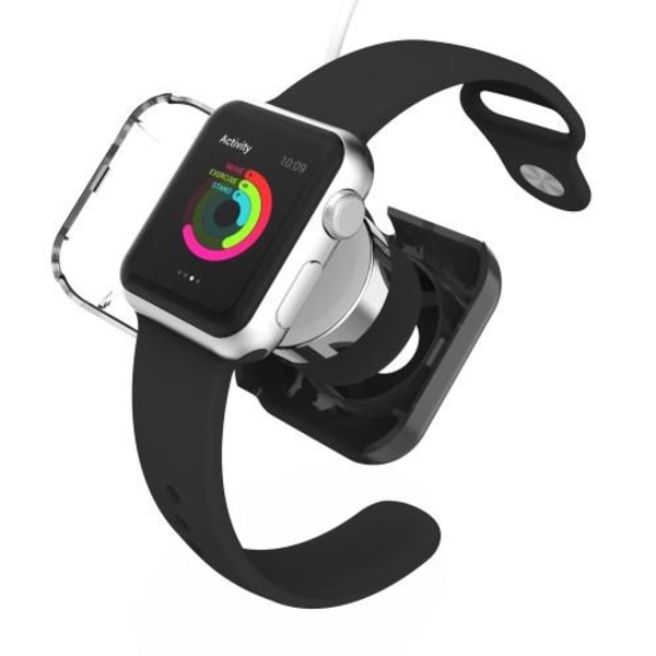 VCOER Suojaava latauskotelo Apple Watch 38mm / 42mm - Musta Black