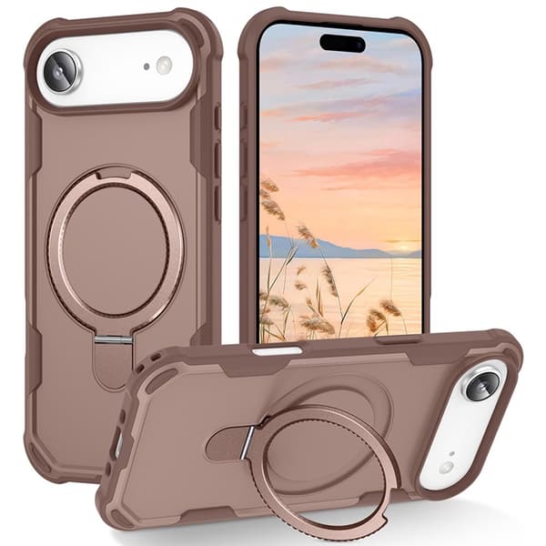 Mobilskal till iPhone Air MagSafe Kickstand Shockproof - Guld Guld