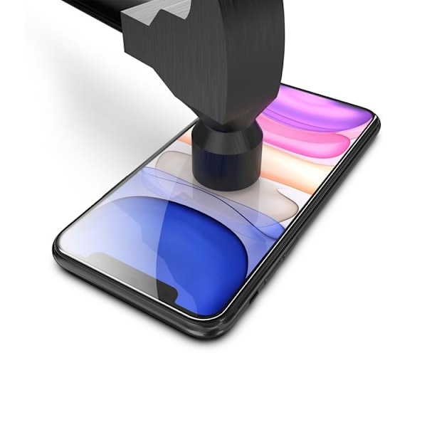 LIVSTIDSGARANTI - BOOM iPhone XR Härdat Glas Skärmskydd - 2 Pack