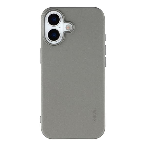 X-LEVEL Guardian Series Mobilskal till iPhone 17 Soft TPU Frosted Grå