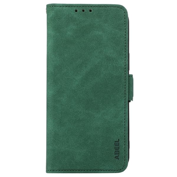 ABEEL Samsung Galaxy A34 5G Plånboksfodral Konstläder RFID Blockering Grön