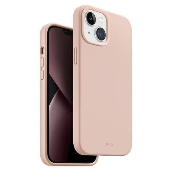 Uniq iPhone 14 Plus Mobiskal Lino - Pinkki Rosa
