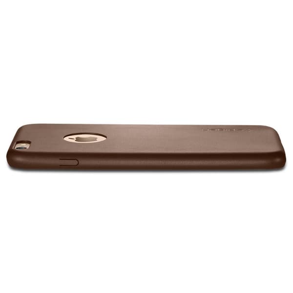 SPIGEN Leather Fit Skal till Apple iPhone 6(S) Plus - Brun Brown