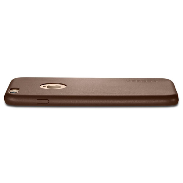 SPIGEN Leather Fit Skal till Apple iPhone 6(S) Plus - Brun Brun