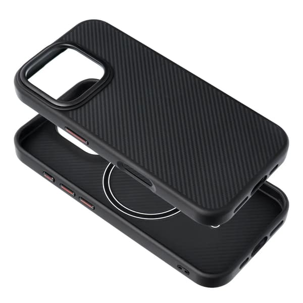 Telefontaske til iPhone 14 Pro Magsafe Carbon Elite - Sort Black
