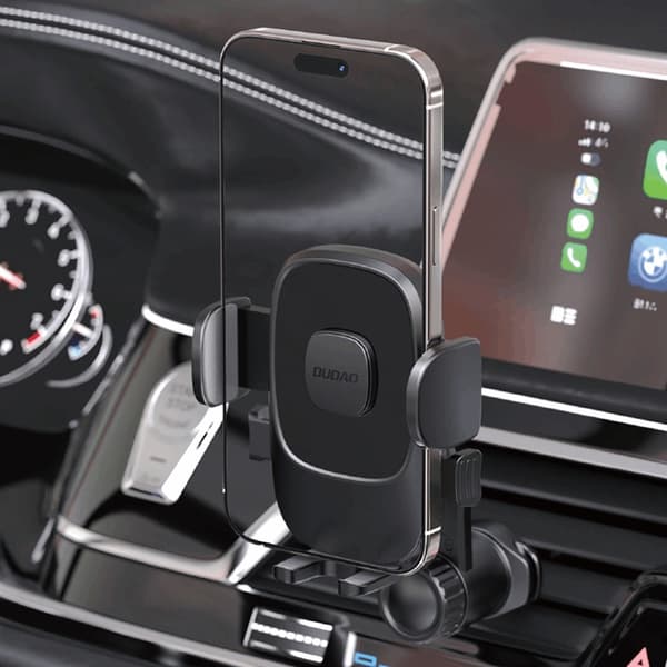 Dudao F2N Mobiltelefonholder til luftventilklemme - Sort Black