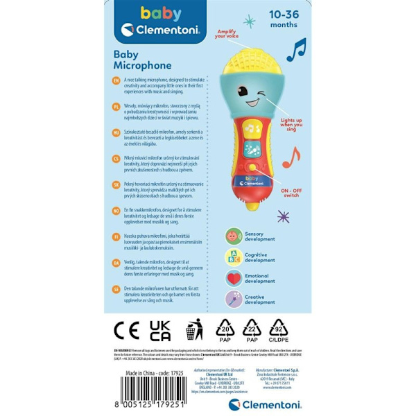 CLEMENTONI Baby Microphone