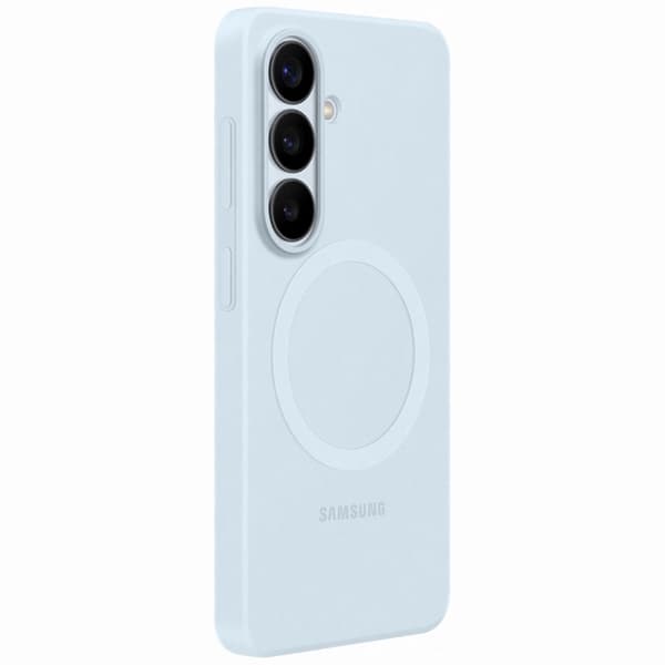 SAMSUNG Mobilskal För Galaxy S26 MagSafe Silikon Magnet - Ljusblå Blå