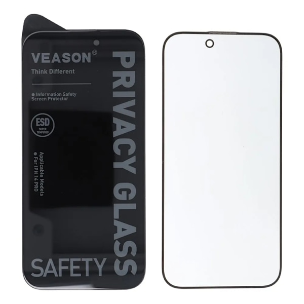 Veason iPhone 13 Härdat Glas Skärmskydd 6D Pro Privacy