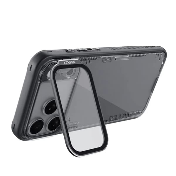 NILLKIN Mobilskal till iPhone 17 Pro Max Iceblade Prop Kickstand Svart