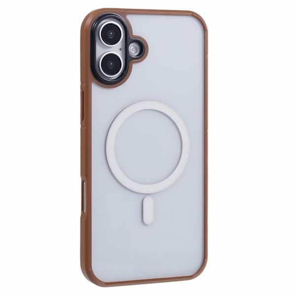 X-LEVEL Crystal Clear Mobilskal till iPhone 16 Plus TPU+PC Guld