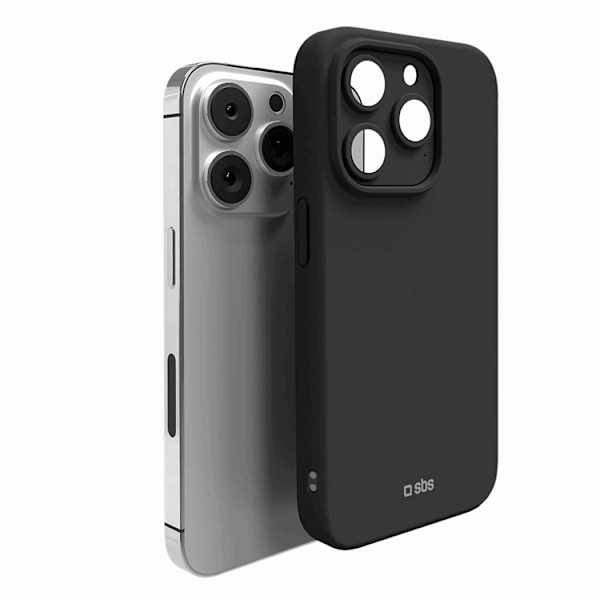 SBS Mobilskal till iPhone 15 Pro Full Active D3O - Svart