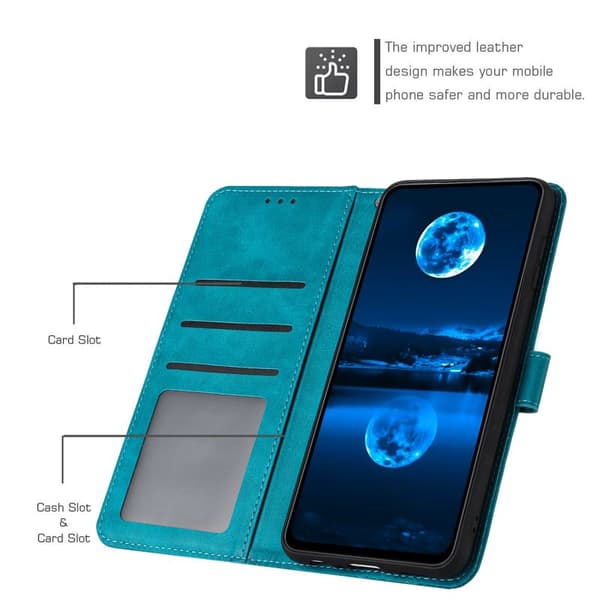 Plånboksfodral för Samsung Galaxy S26 Plus Flip Stand Konstläder - Grön