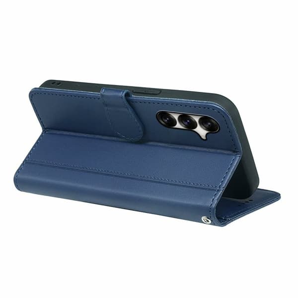 Plånboksfodral för Samsung Galaxy S26 Plus Magnetiskt Konstläder - Blå
