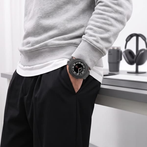 [2-Pack] Tech-Protect Skal För Galaxy Watch Ultra 2 (47mm) Defense - Svart/Clear