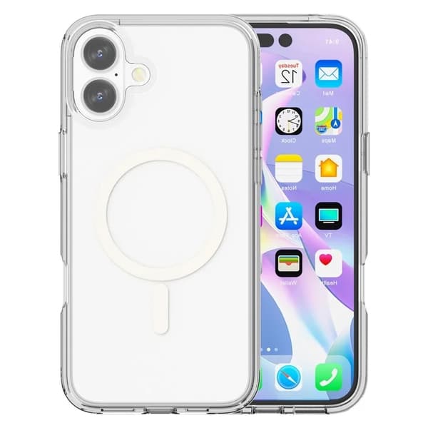 Mobilskal till iPhone 16 MagSafe - Transparent Transparent