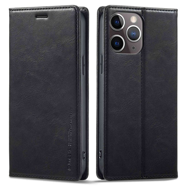 LC.IMEEKE iPhone 11 Pro Plånboksfodral Konstläder - Svart