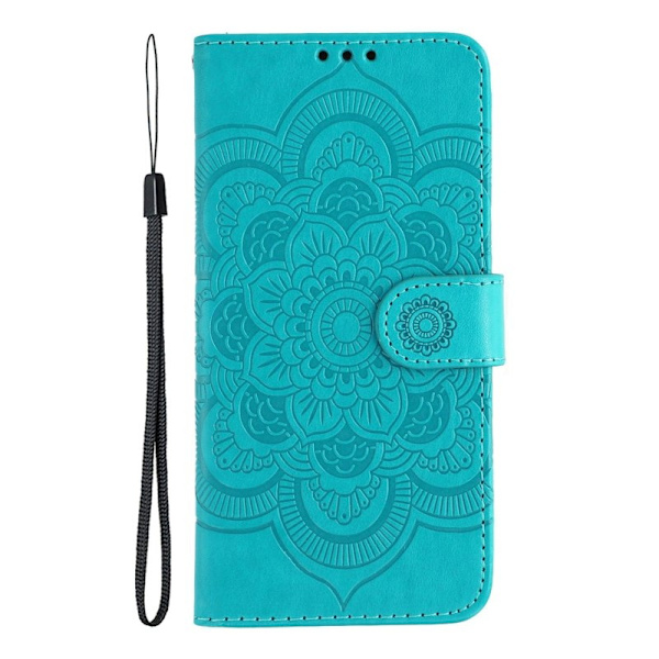 Oppo Find X9 Pro 5G Plånboksfodral Konstläder Mandala - Blå