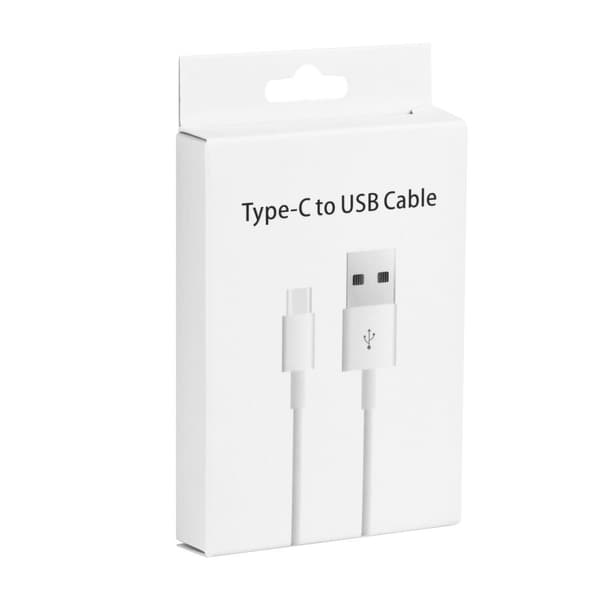 USB-C till USB-A kabel 3.1 / 3.0 HD2 1m - Vit Vit