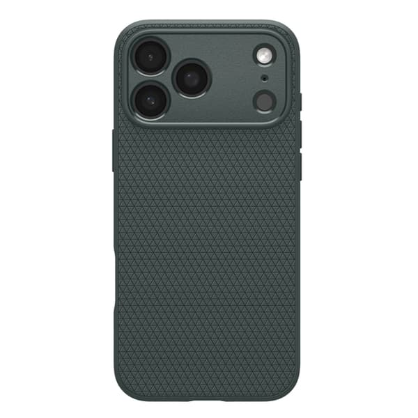 Spigen telefontaske til iPhone 17 Pro Max Liquid Air - Abyss Green Grön