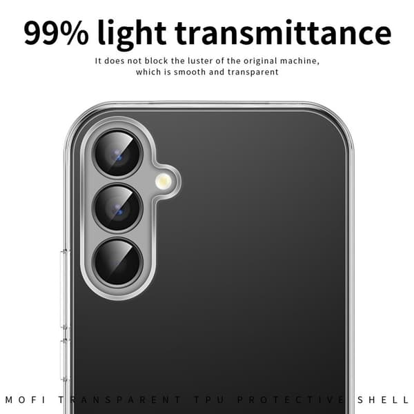 Mofi Mobilskal för Samsung Galaxy S26 Plus Transparent TPU - Transparent