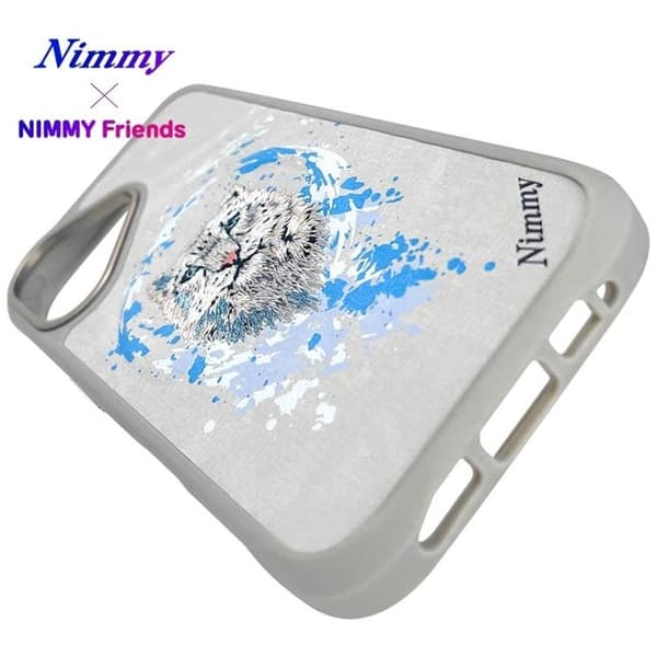 Nimmy Mobilskal till iPhone 16 MagSafe Panther - Ljusgrå Grå
