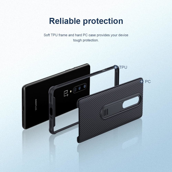 NILLKIN CamShield Mobilskal OnePlus 8 - Svart Svart