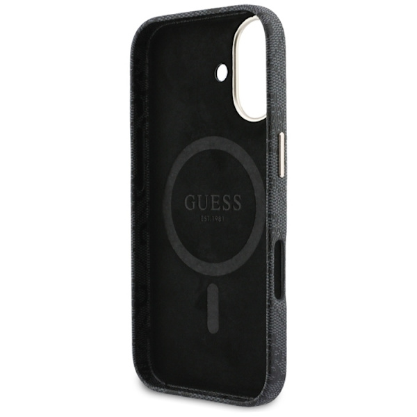 Guess  Mobilskal För iPhone 17 MagSafe 4G Script - Svart Svart