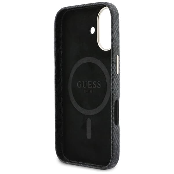 Guess Telefontaske til iPhone 17 MagSafe 4G Script - Sort Svart