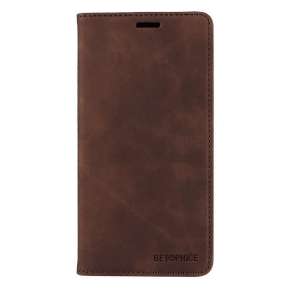 BETOPNICE 003 för Xiaomi 15 Pro Plånboksfodral Konstläder - Brun