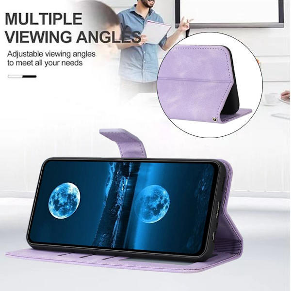 Plånboksfodral för Samsung Galaxy S26 Plus Konstläder - Lila