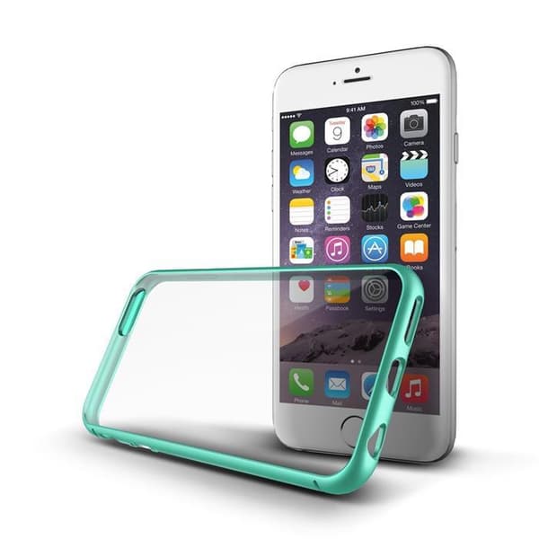 Verus Mixx Shock Absorption -kuori Apple iPhone 6/6S:lle (Mint) Turkos