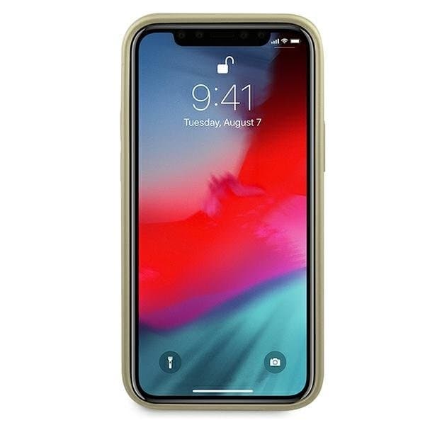 Guess Skal iPhone 12 Mini Iridescent - Kulta Yellow