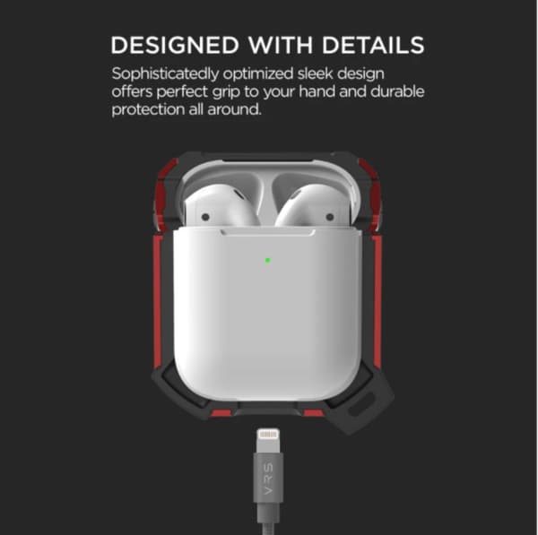 VRS DESIGN Active Skal Apple Airpods - Svart Black