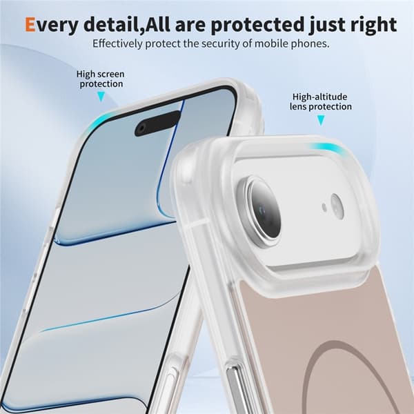 Mobilskal till iPhone Air MagSafe Skin Touch TPU PC - Guld Guld
