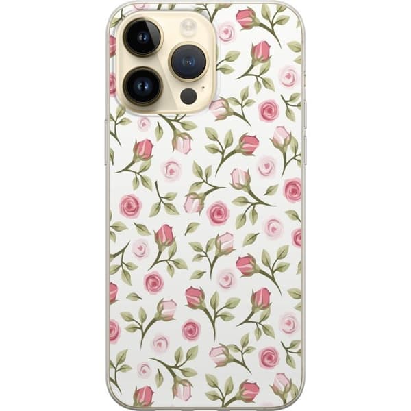 Mobilcover til Apple iPhone 15 Pro Max med Blomstret