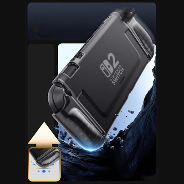 SupCase Nintendo Switch 2 Etui Frost - Sort