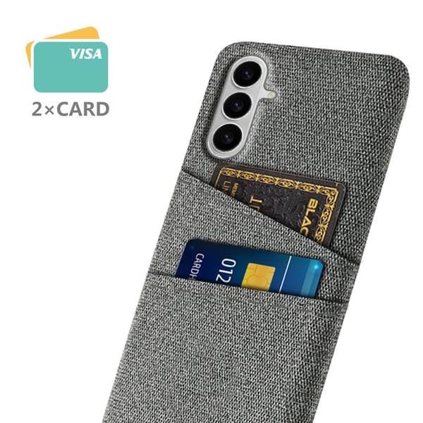 Mobilskal till Samsung Galaxy S26 / S26 Pro Kläde + Hård PC - Grå