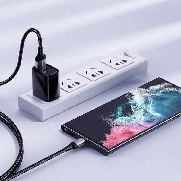 Joyroom A10 USB-A till USB-C 3A-kaapeli 1,2 m - Musta Black
