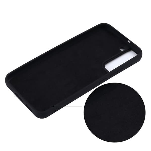 Liquid Silicone Skal Galaxy S22 Plus 5G - Svart Black