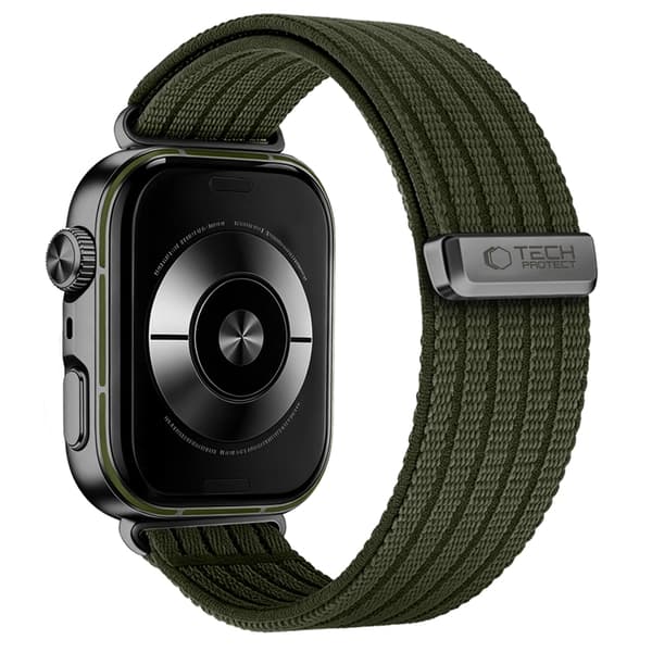 Tech-Protect Huawei Watch Fit 3/4/4 Pro/5/5 Pro Armband Nylon - Grön Grön
